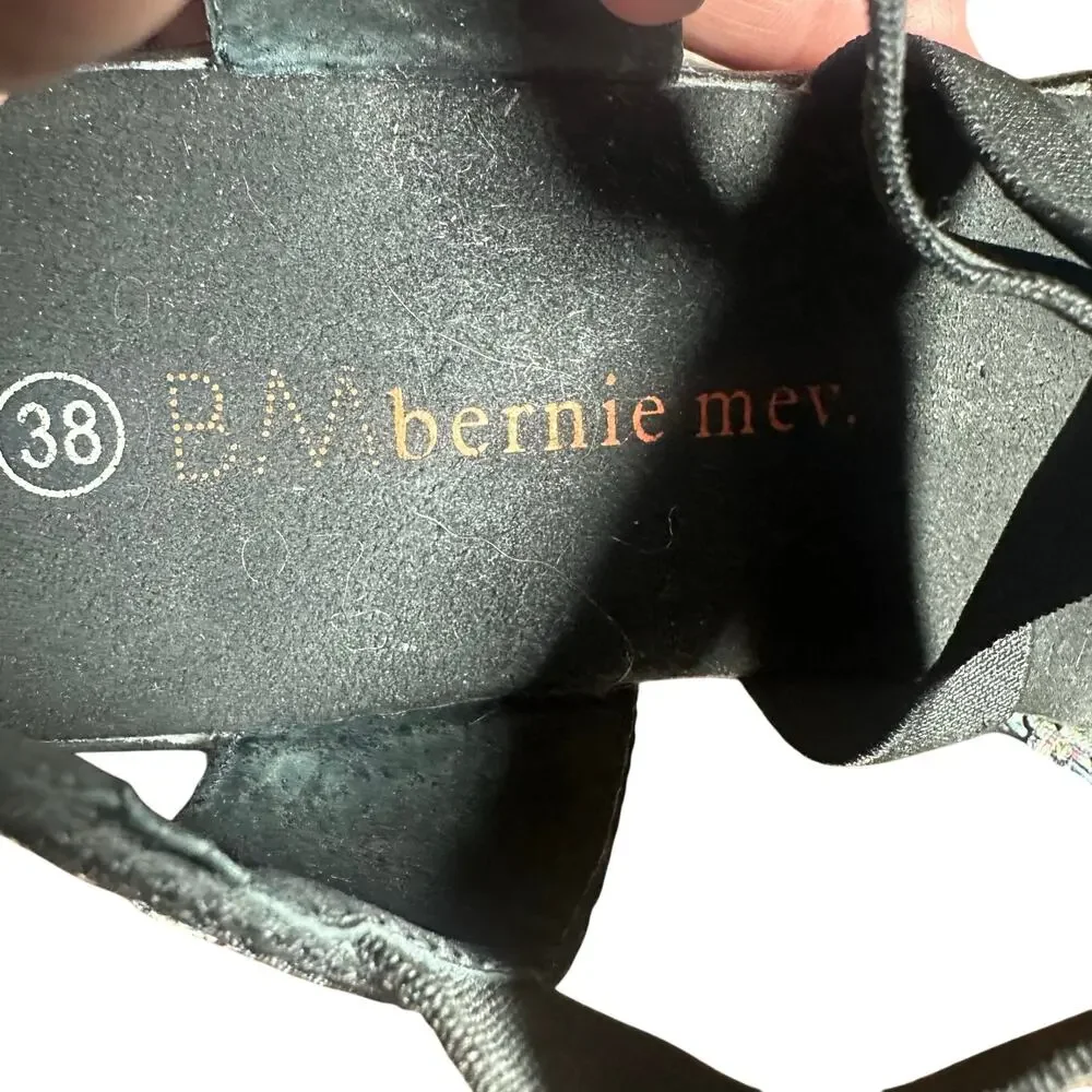 Bernie Mev Lisa splash Strappy Woven Sandals Lightweight Comfort EU 38 US 7.5-8